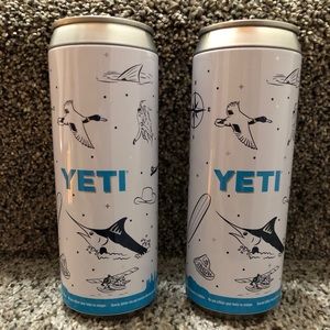 YETI decorative seltzer cans